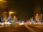 Champs Elysees - Christmas lights, Paris