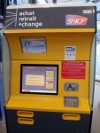Ticket machine, SNCF, online train booking